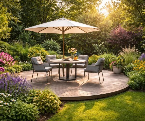 Les avantages d&rsquo;une terrasse ronde pour votre jardin