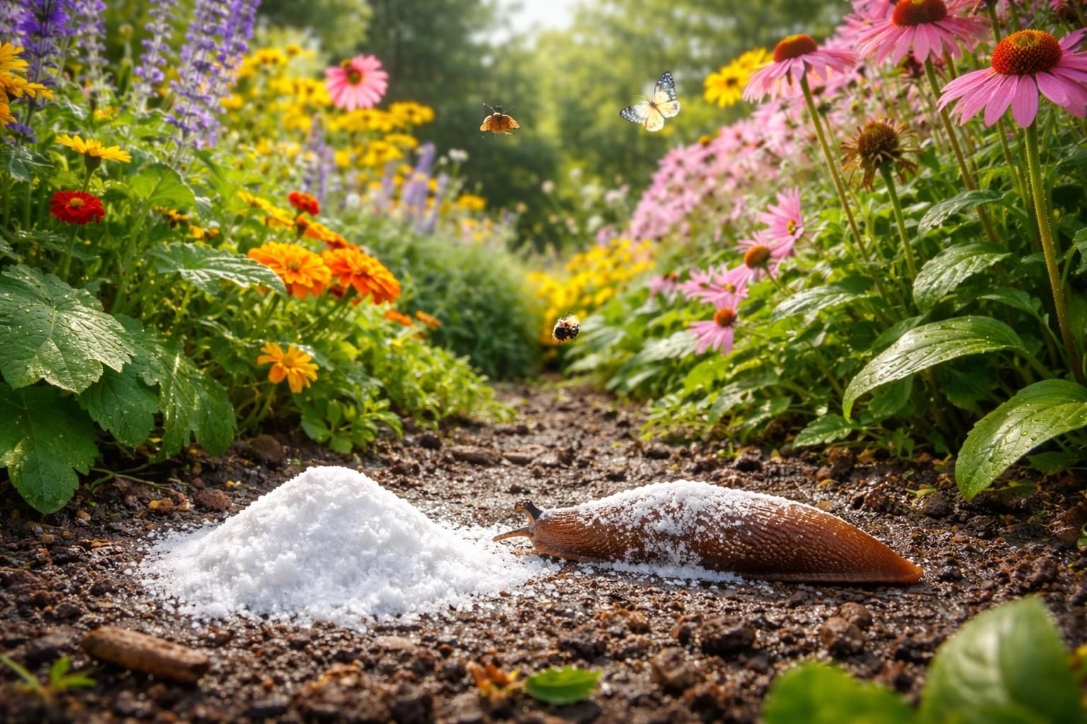 L&rsquo;impact de l&rsquo;anti limace avec bicarbonate sur la biodiversité de votre jardin