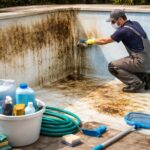Nettoyer une piscine vide très sale : astuces et produits efficaces