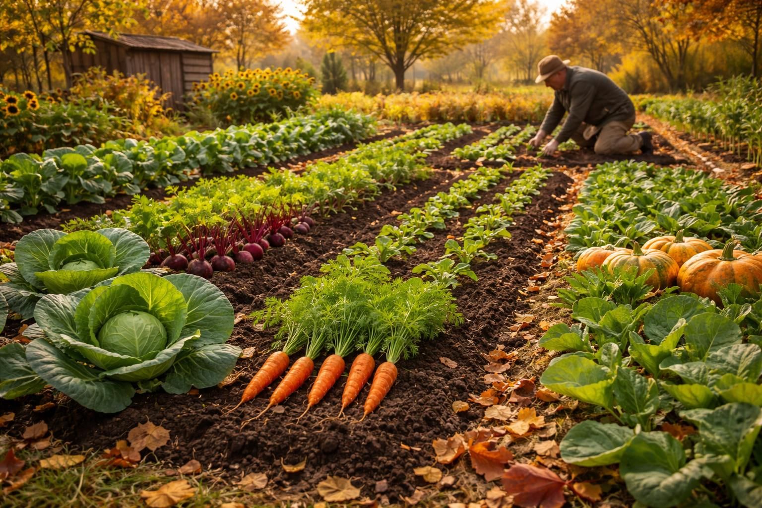 Planter les meilleurs légumes d&rsquo;automne pour une récolte abondante