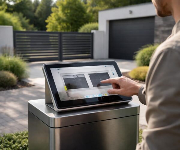 Poste de commande “extérieur” : piloter portail et garage avec tablette Windows