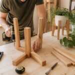DIY : créer votre propre porte plante en bois sur pied en quelques étapes simples